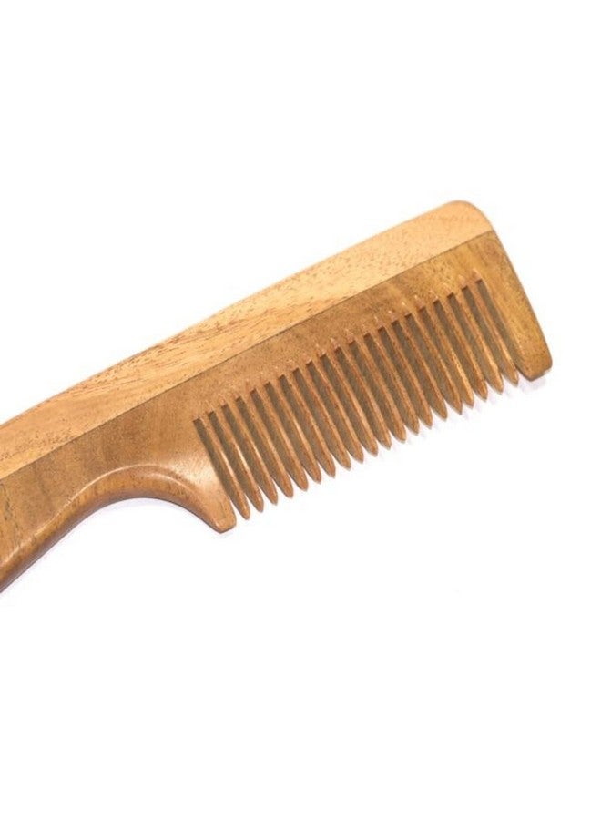 WITSOUL Natural Neem Wood Comb for Hair Growth/Hair fall/Dandruff Control/SET OF 2 - Image 4