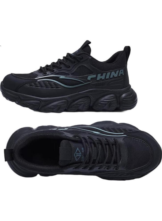 Dinggu Men'S Safety Shoes With Steel Toe Cap, Anti-Smashing And Puncture-Resistant, Lightweight And Comfortable, Soft Sole, Four Seasons Style Jd1069Bsj41 - Image 2