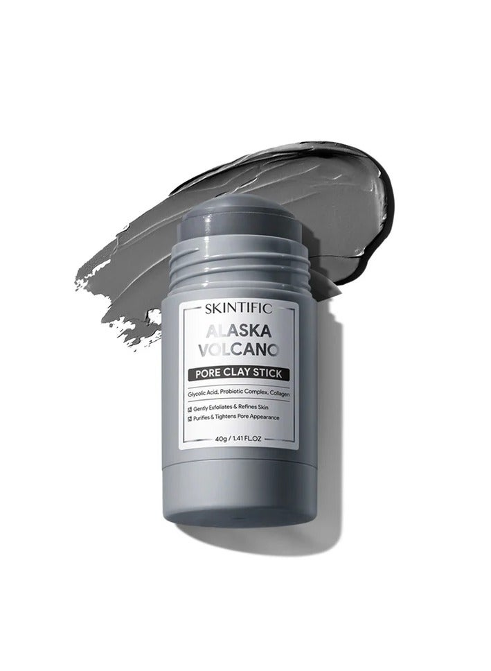 SKINTIFIC Skintific Skincare Collection: Mugwort Acne Clay Mask Stick + Alaska Volcano Reduce Blackheads Deep Pores Cleansing Clay Mask Stick 40G  - Image 3