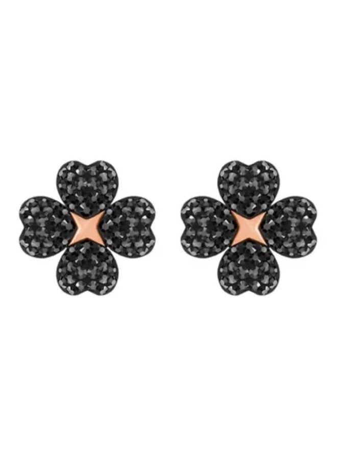 Generic Swarovski Metal Crystal And Pearl Studded Dangal Earrings