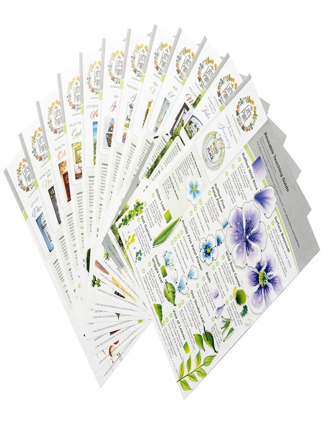 FolkArt Let's Paint One Stroke Home Town Kit, 39 PC, Assorted, 1 Count (Pack of 1) - Image 3
