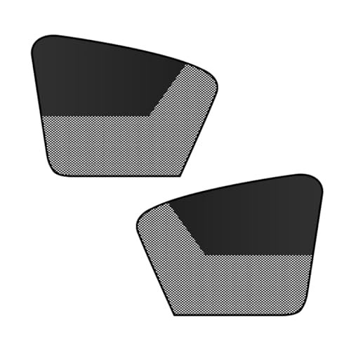 ZIMISI Car Window Shades Magnetic Side Window Sun Shade Curtain Half Blackout Half SeeThrough UV Protection Heat Blocking Car Window Screen Vehicle Sun Shades for Driver Passenger Front - Image 1