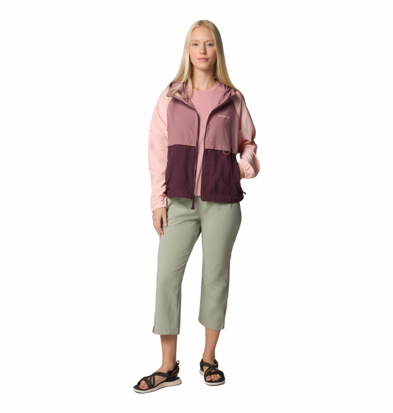Columbia Women Purple Omni Shield Spire Valley Windbreaker Jacket, XS - Image 2
