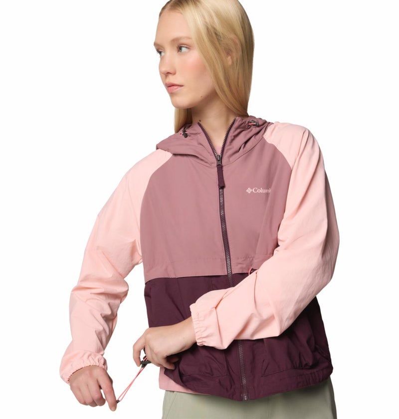 Columbia Women Purple Omni Shield Spire Valley Windbreaker Jacket, XS - Image 4