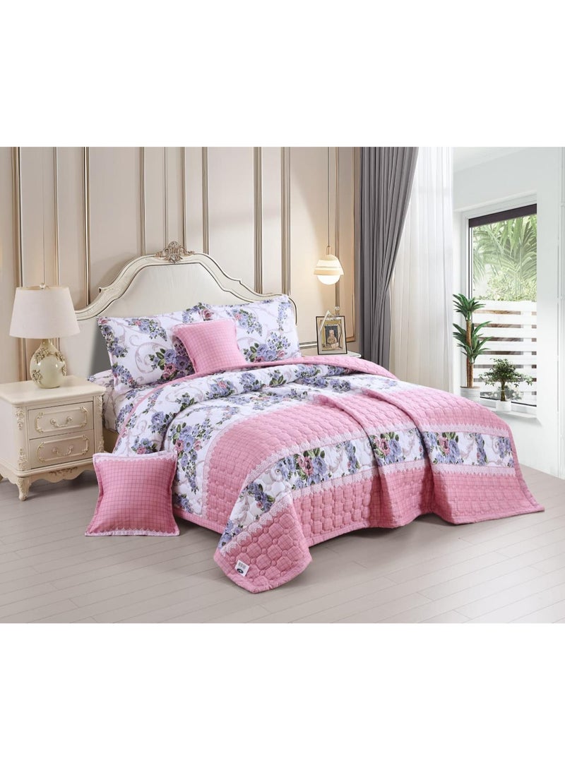 مون طقم لحاف نفرين مضغوط مشجر 6 قطع مقاس اللحاف 240x220 سم - Image 1