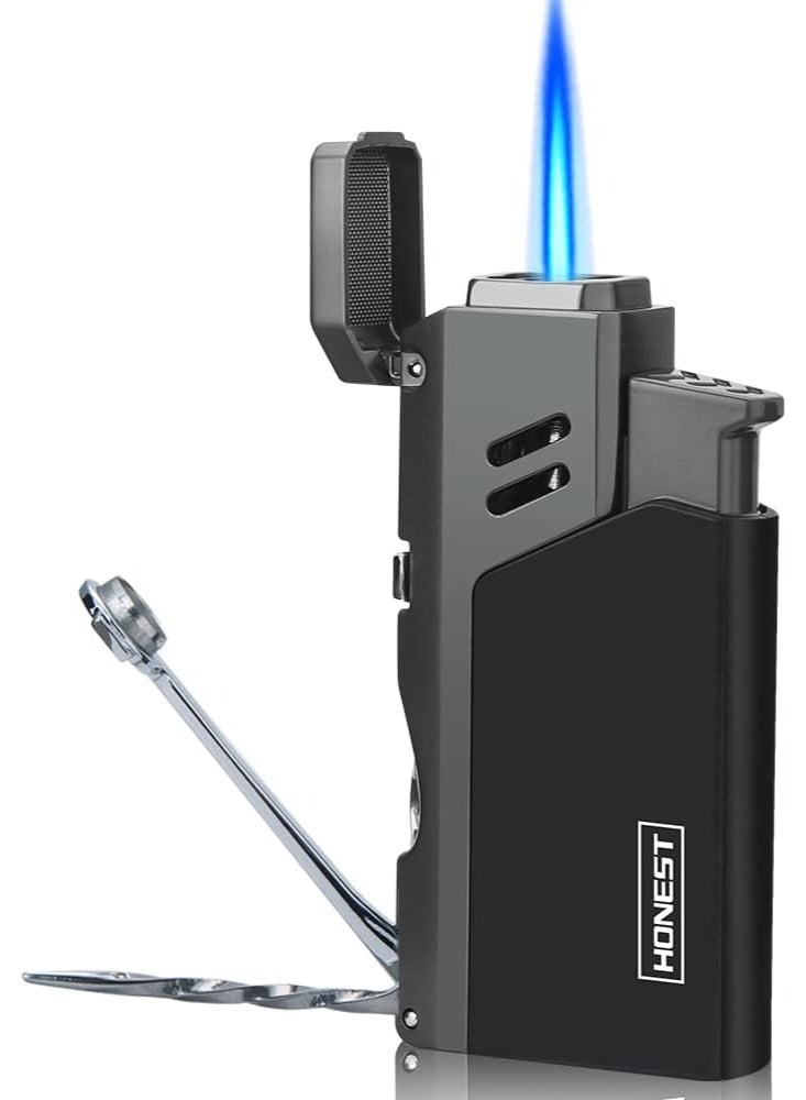 Honest Butane Jet Torch | Refillable with Power Flame for Outdoor and Culinary Use - Image 1