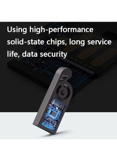 BURAQ Zsyyh2 USB 2.0 High Speed Music Note USB Flash Drives, Capacity: 8GB(Black)  - Image 2