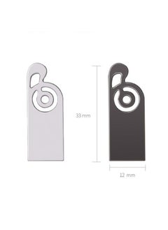 BURAQ Zsyyh2 USB 2.0 High Speed Music Note USB Flash Drives, Capacity: 8GB(Black)  - Image 1