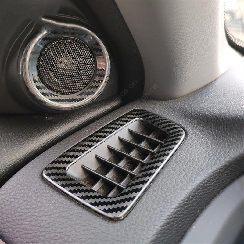 QASULER Carbon Fiber Air Conditioning Vent Cover for Accord 2013-2017 - Image 3