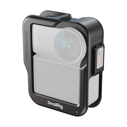 SmallRig Full Cage for DJI Osmo Nano, Aluminum Case Protective Frame Mount, One-Touch Unlocks Expansion Housing Shell for OSMO Nano, with Cold Shoe and 1/4"-20 Threaded Holes - Image 1