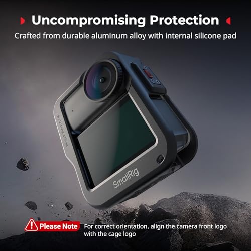 SmallRig Full Cage for DJI Osmo Nano, Aluminum Case Protective Frame Mount, One-Touch Unlocks Expansion Housing Shell for OSMO Nano, with Cold Shoe and 1/4"-20 Threaded Holes - Image 2