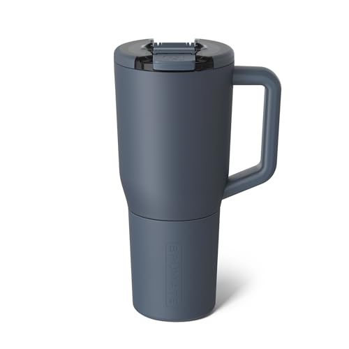 BrÃ¼Mate BrüMate Müv - 35oz 100% Leak Proof Insulated Coffee Mug with Handle & Lid - Stainless Steel Coffee Travel Mug - Double Walled Coffee Cup (Nightfall Blue) - Image 1