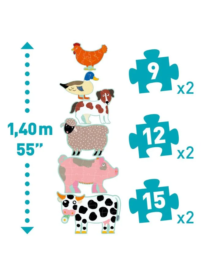 DJECO Honore & Friends Giant Puzzle