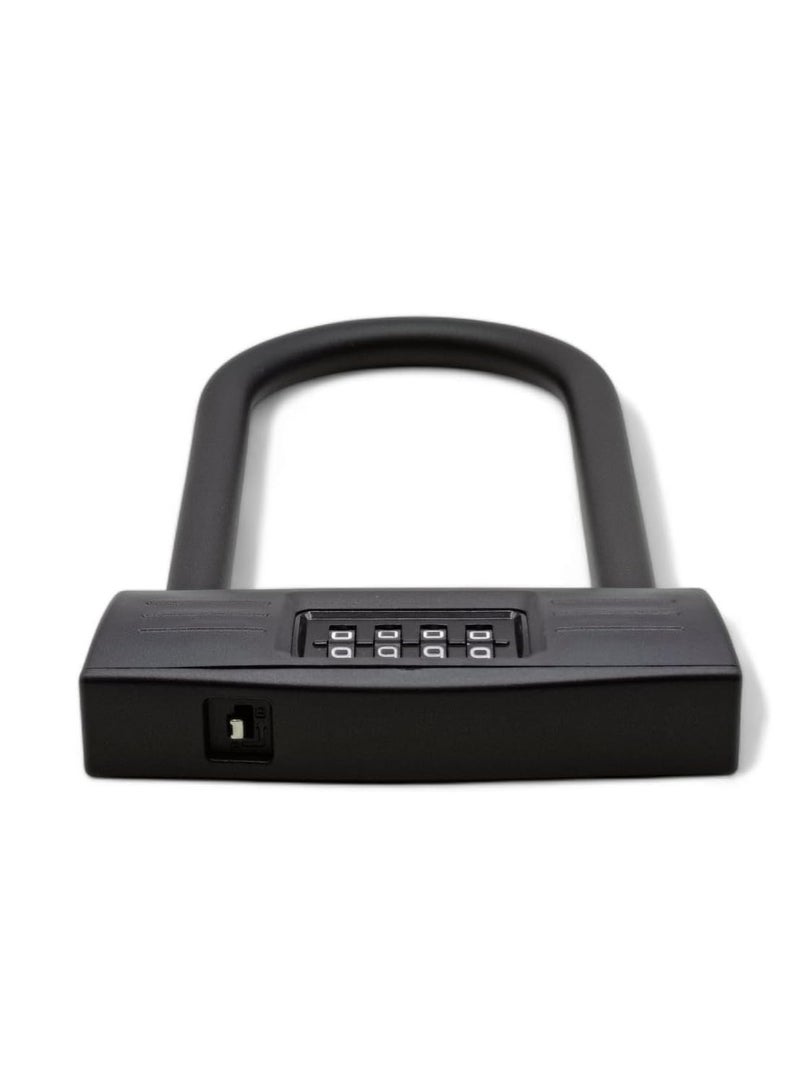 High-Security Solid Combination Padlock with Long Shackle - Image 4