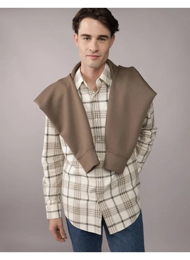 امريكان ايجل AE Plaid Slim Fit Everyday Button-Up Shirt
