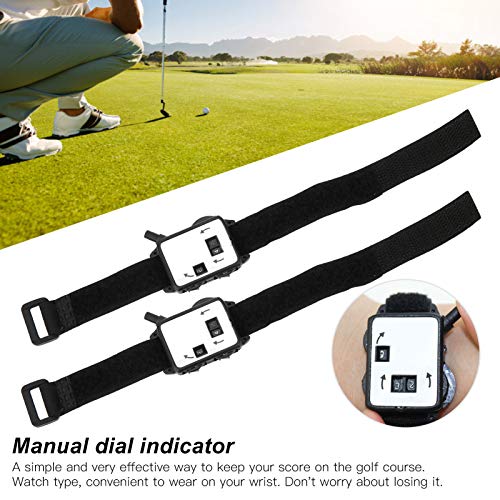 VGEBY Score Counter, Wrist Scorer, Manual Clicker for Golf, Portable Stroke Counter, Golf Accessory, 3PCS Set - Image 2
