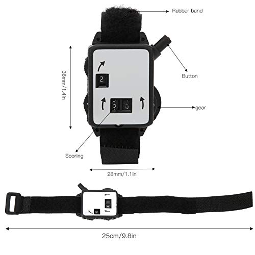 VGEBY Score Counter, Wrist Scorer, Manual Clicker for Golf, Portable Stroke Counter, Golf Accessory, 3PCS Set - Image 4