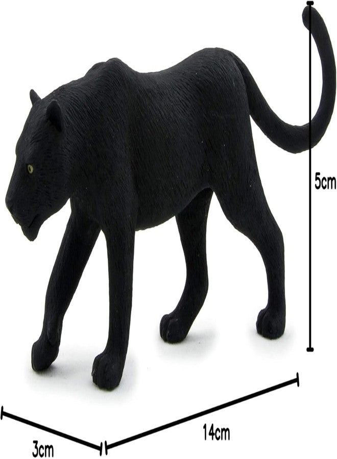 SQUISHCO Black Panther Toys for Boys, Black Panther Toy, Animal Toys for Kids Realistic Black Panther Animal Model Jungle Safari Learning and Imaginative Play - Image 4