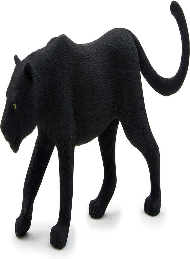 SQUISHCO Black Panther Toys for Boys, Black Panther Toy, Animal Toys for Kids Realistic Black Panther Animal Model Jungle Safari Learning and Imaginative Play - Image 2