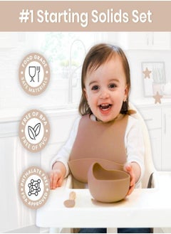 iMissiu Baby Bowls With Suction And Spoon Set, Bpa-Free Baby Food Bowls And Baby Feeding Spoon  - Image 2