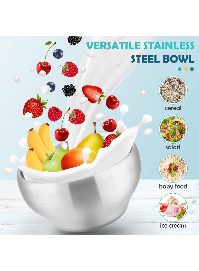 HaWare 6-Piece Kids Bowls, 12oz SUS304 Metal Bowl for Toddler Children - Image 5