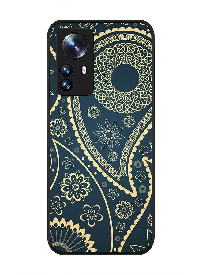 Stylizedd Rugged Black edge case for Xiaomi 12 Pro Slim fit Soft Case Flexible Rubber Edges Anti Drop TPU Gel Thin Cover - Indian Nights - Image 1