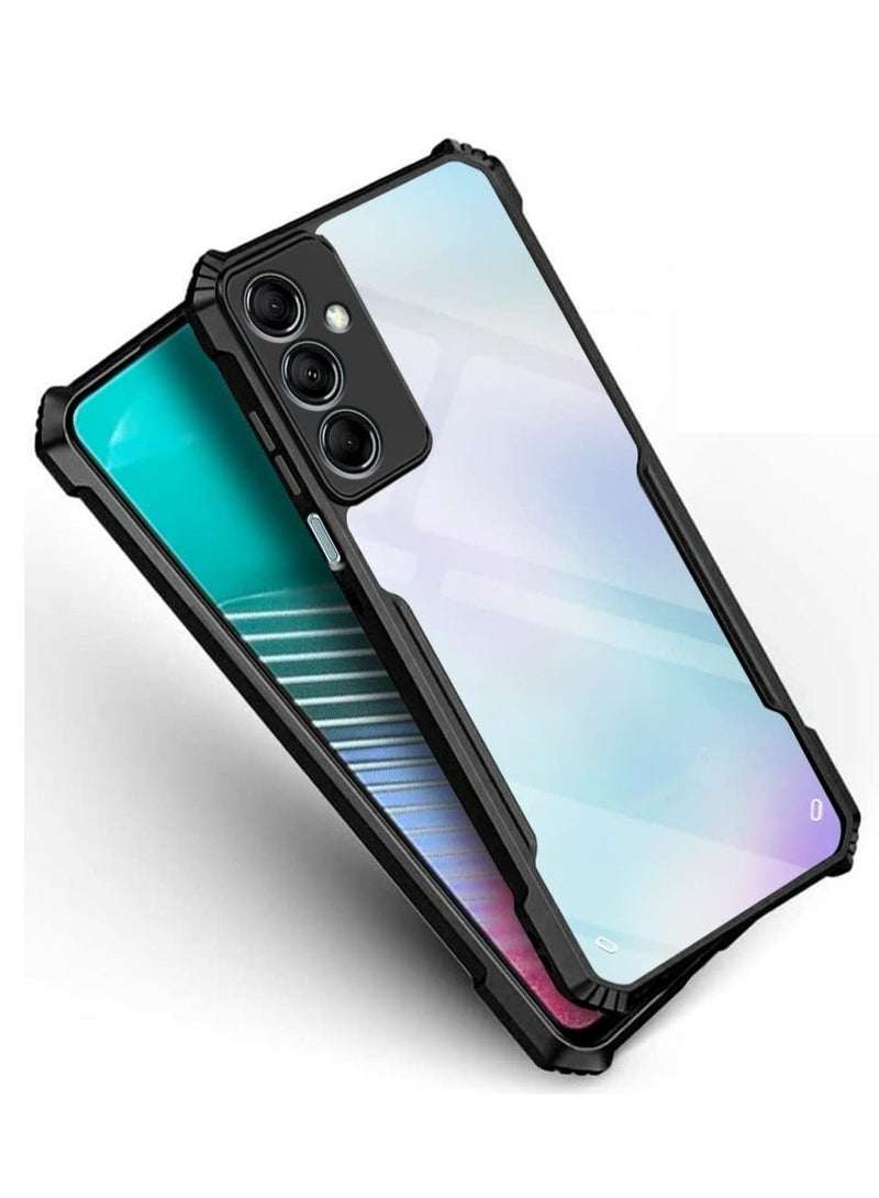 Samsung Galaxy M14 5G Mobile Phone Case Cover, Ultra-Thin Lightweight Cover Soft TPU Bumper + Acrylic Clear Back Case Cover - Image 3