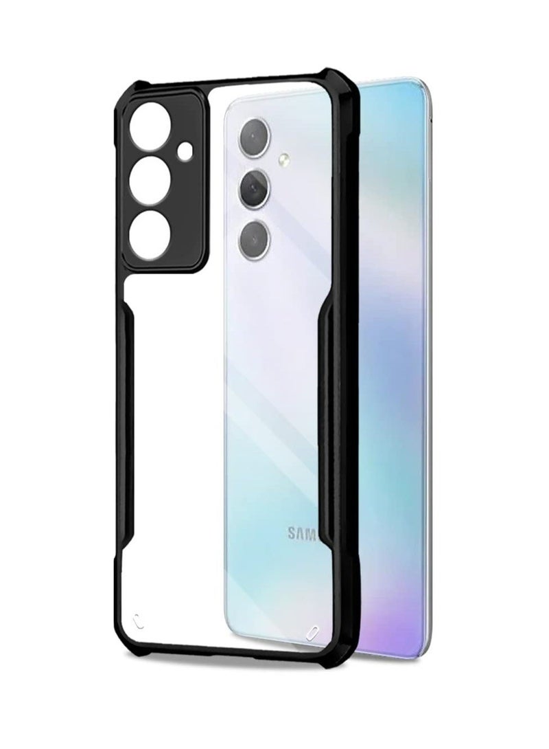 Samsung Galaxy M14 5G Mobile Phone Case Cover, Ultra-Thin Lightweight Cover Soft TPU Bumper + Acrylic Clear Back Case Cover - Image 2