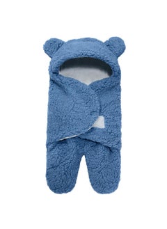 1-Piece Soft Baby Swaddling Blue