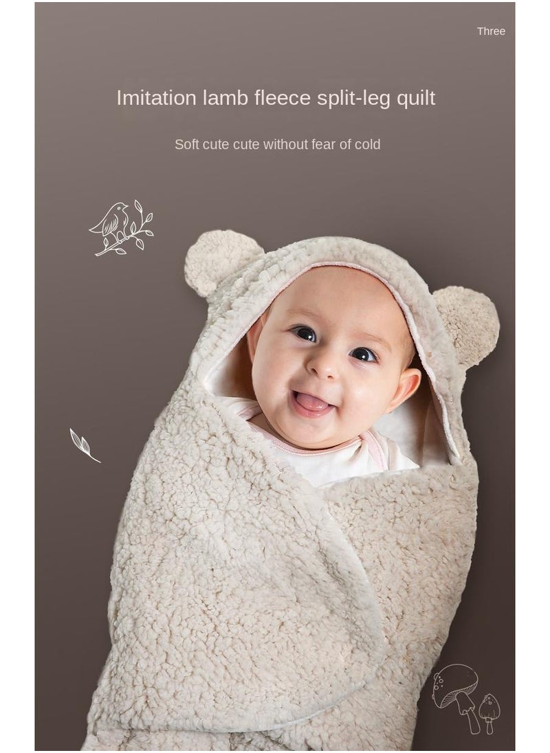 Y&D 1-Piece Soft Baby Swaddling Blue  - Image 3