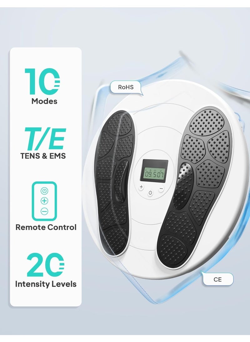 KASTWAVE Foot Massager for Neuropathy, TENS & EMS Foot Circulation Stimulator with Remote Control, 20 Intensities, Effective Foot Pain Relief, FSA HSA Eligible  - Image 4