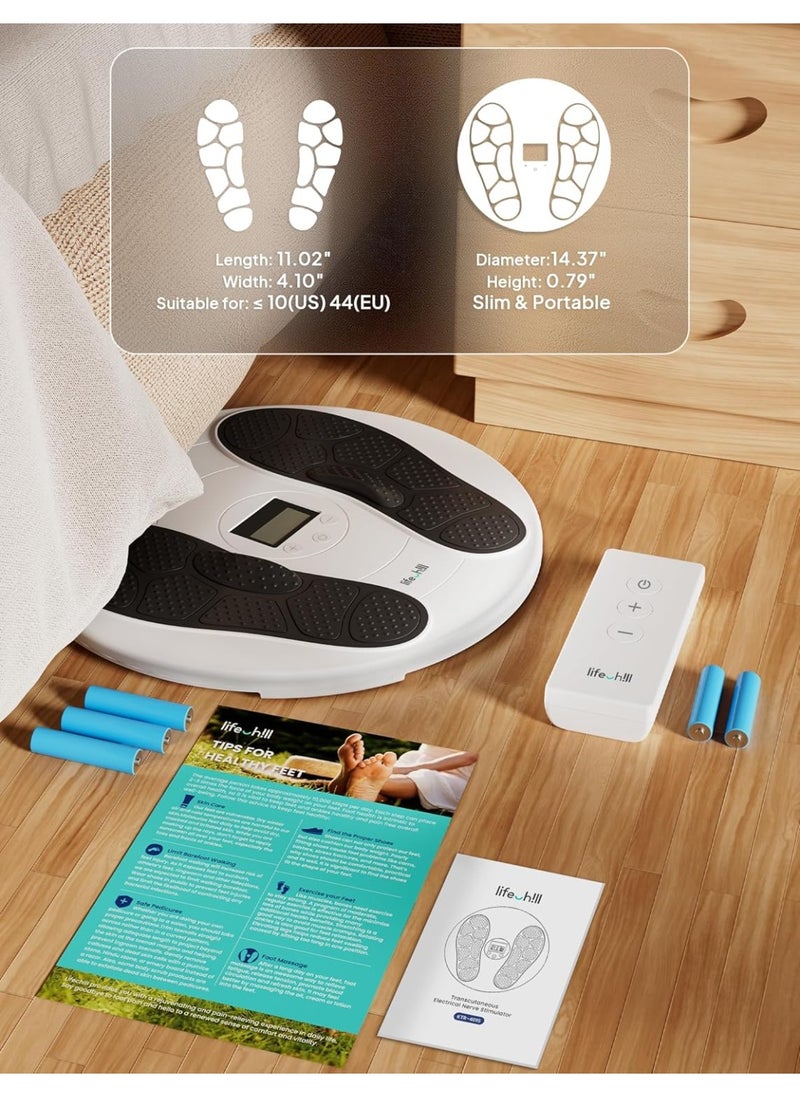 KASTWAVE Foot Massager for Neuropathy, TENS & EMS Foot Circulation Stimulator with Remote Control, 20 Intensities, Effective Foot Pain Relief, FSA HSA Eligible  - Image 5