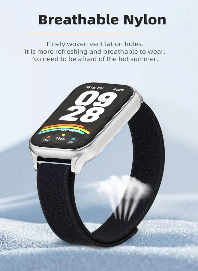 MIJOBS Strap for Amazfit Band 7 Nylon Replacement Strap Watch Wristband Smart Bracelet Accessories for Amazfit 7 Fit Band - Image 4