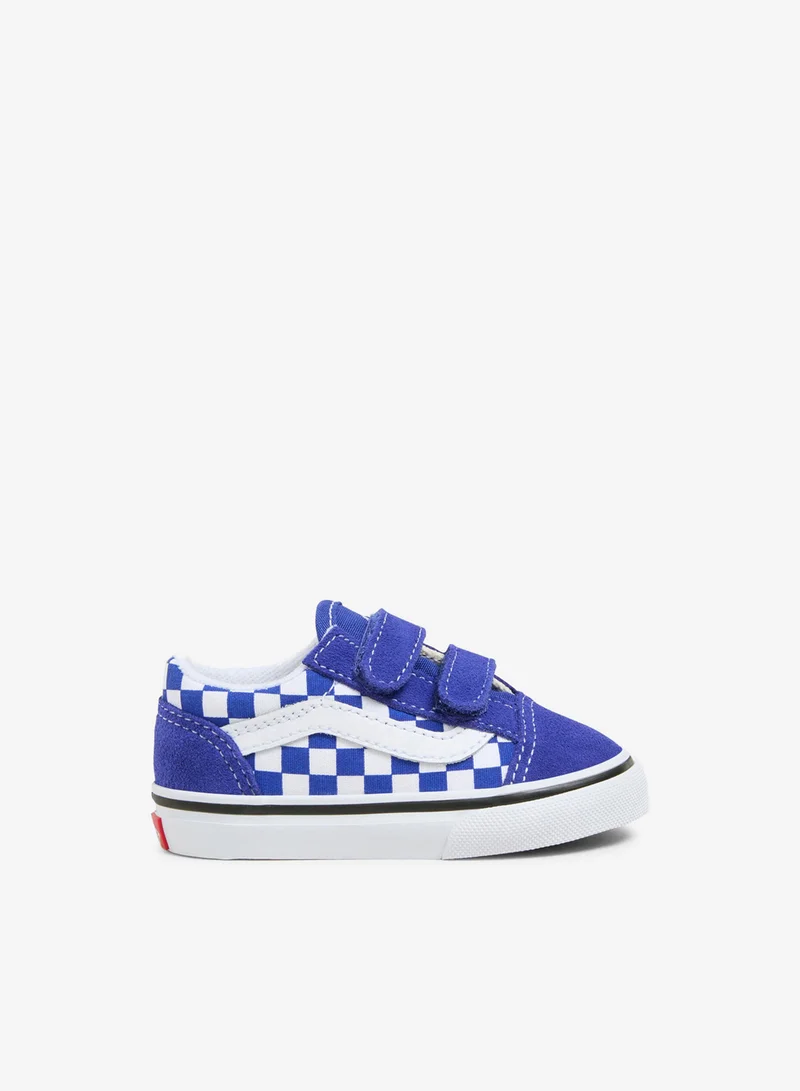VANS Kids' Old Skool Velcro Shoes (Baby and Toddler)