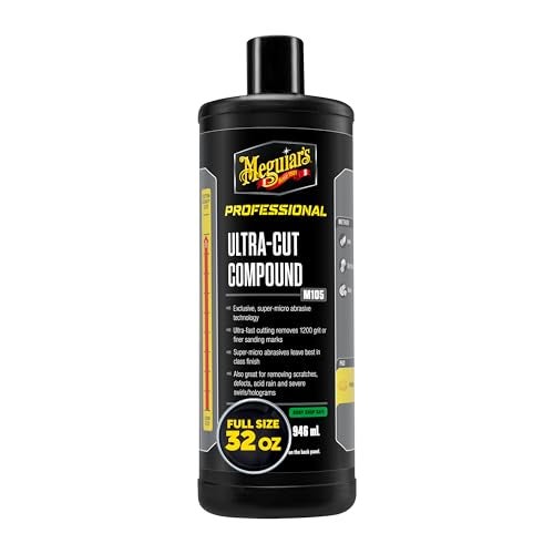 Meguiars Mirror Glaze M105 UltraCut Compound 32 Fl Oz Pack of 1  Packaging May Vary