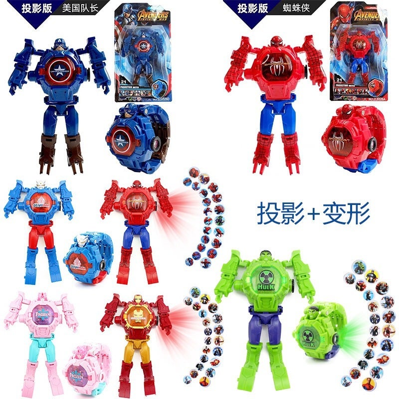 Anime Deformable Electronic Watch Toy - Image 1