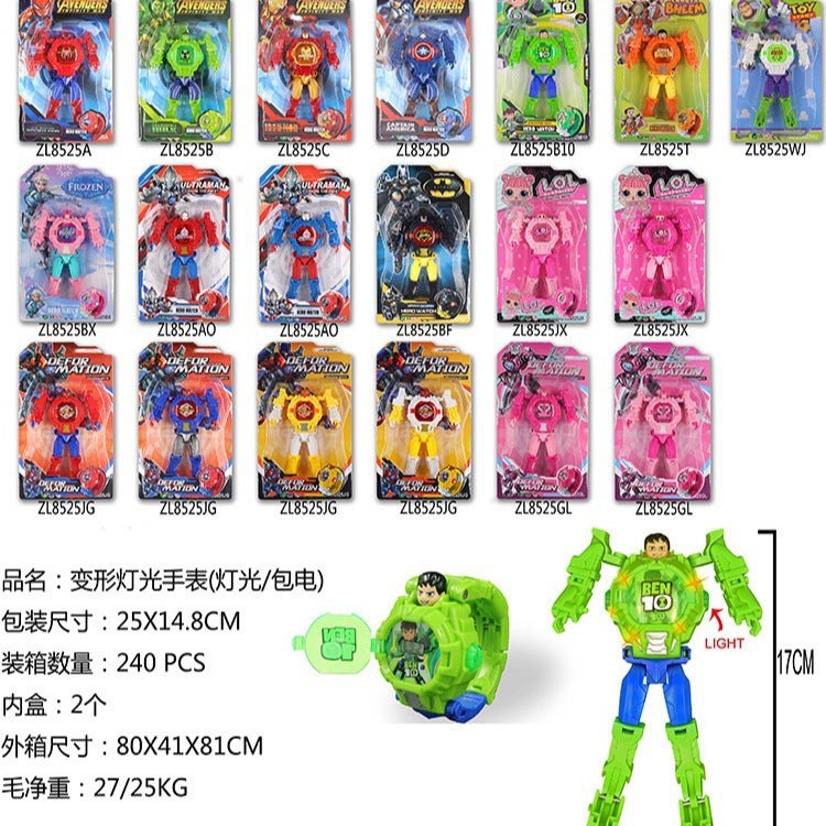 Anime Deformable Electronic Watch Toy - Image 2