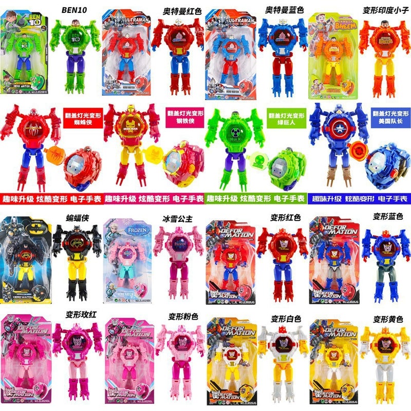 Anime Deformable Electronic Watch Toy - Image 4