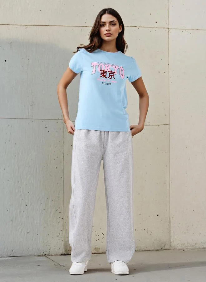 Splash FAV Regular Fit Cotton T-shirt with Graphic Print
