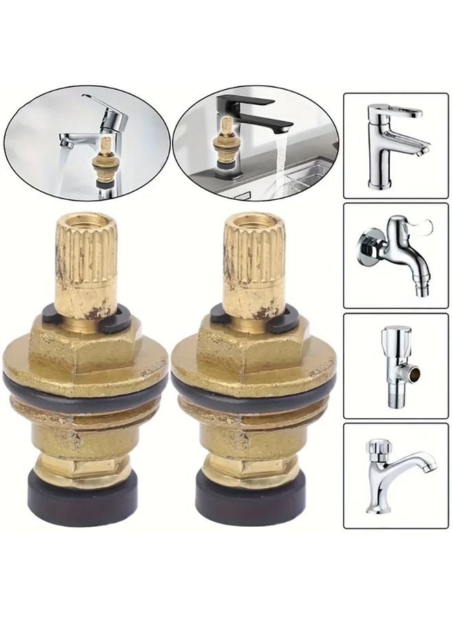 6pcs G1 2 Universal Quick Release Faucet Valve Cores Brass Replacement For Kitchen Bathroom - Image 3