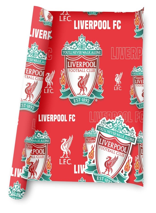 Danilo Promotions LTD Liverpool FC Wrapping Paper 2 Sheets 2 Tags, Liverpool Football Gift Wrap - Image 5