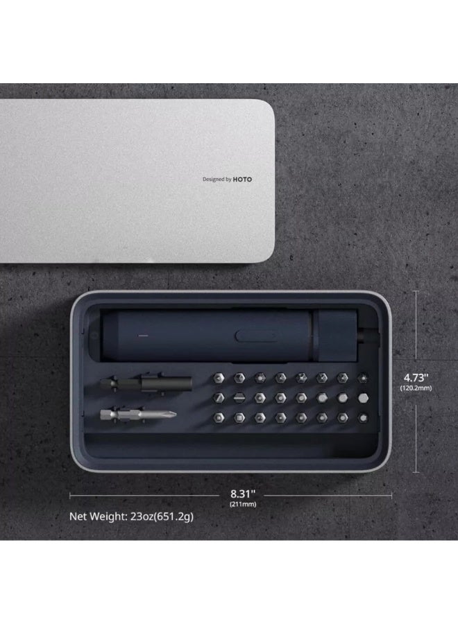 HOTO 3.6V Screwdriver Kit QWLSD001 – 25 in 1 - Image 2