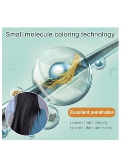 Generic 10 PACKS Natural Plant Hair Dye, Plant Fruit Hair Dye Cream, Plant Bubble Hair Dye Shampoo,instant Natural Hair Dye Shampoo, Plant Extract for Grey Hair Color Bubble Dye (Chestnut Brown)  - Image 2