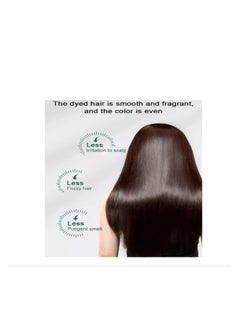 Generic 10 PACKS Natural Plant Hair Dye, Plant Fruit Hair Dye Cream, Plant Bubble Hair Dye Shampoo,instant Natural Hair Dye Shampoo, Plant Extract for Grey Hair Color Bubble Dye (Chestnut Brown)  - Image 4