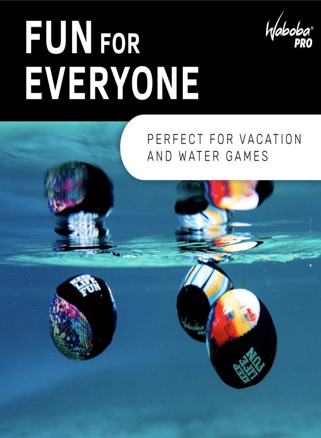 Waboba Water Bouncing Pro Ball-Stars & Stripes, White/Red/Blue - Image 3