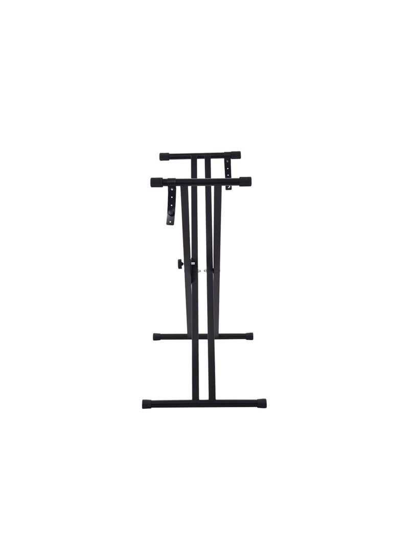 null - Piano Keyboard Stand -Double X, Infinitely Adjustable, Perfect Stand for Piano Keyboard, Heavy Steel Construction and Pure Locking System Support Stand for Piano Keyboard Instruments - Image 1