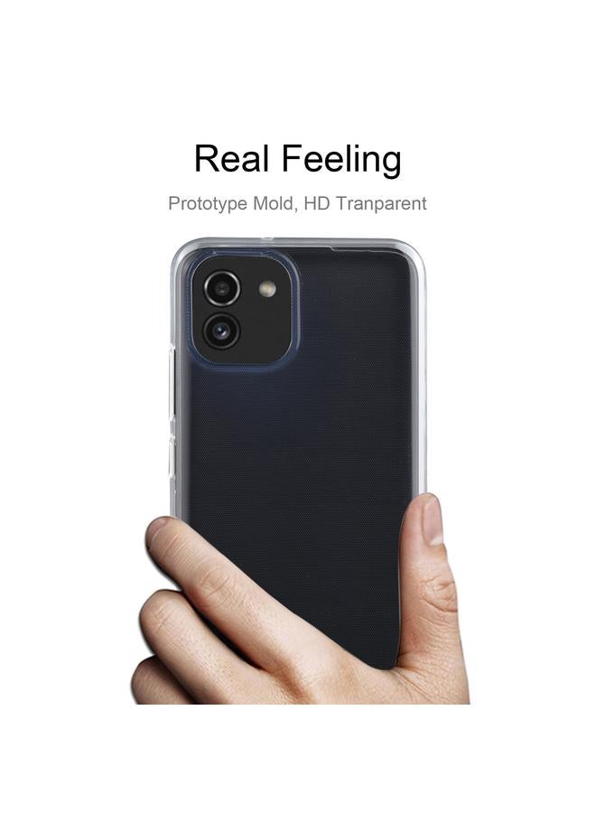 اس-توب جراب لهاتف Samsung Galaxy A03، جراب هاتف ناعم شفاف فائق النحافة مصنوع من مادة TPU بسمك 0.75 مم - Image 3