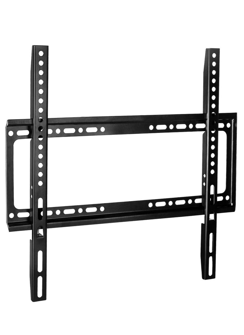 TV Wall Mount 26-63 Inches Ultra Strong Slim Fixed TV Bracket Heavy Duty Ultra Super Strong 50KG TV Wall Mount with Wall Fixing Kit for Flat Curved Screen TV LED, LCD OLED and Plasma 50Kg - Image 1