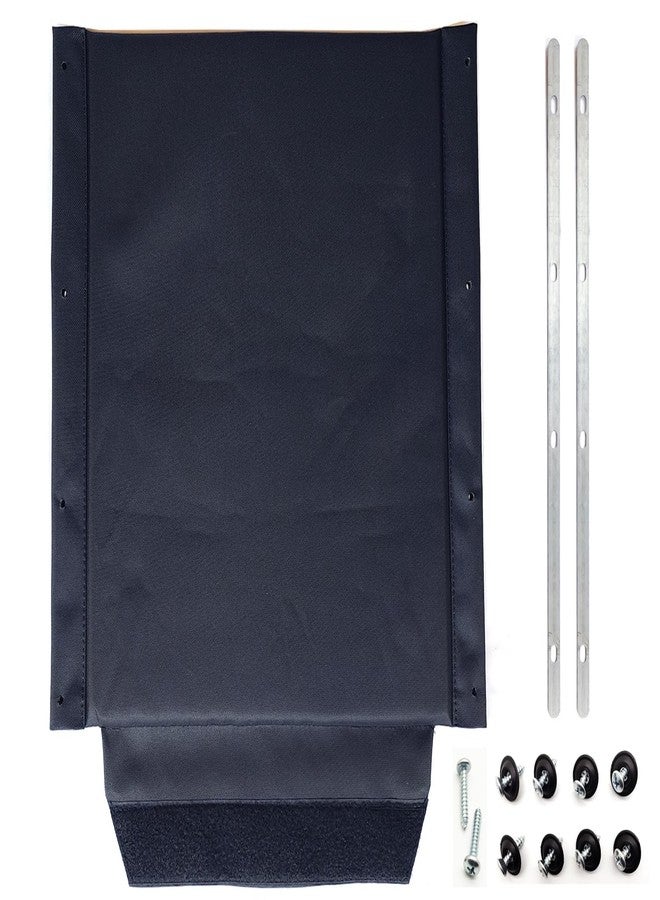 ForconMed Cruiser iii Wheelchair Replacement Back,20"*17",Nylon Fabric,Back Storage Bag,Velcro,Back pad Width 20"*Height 17",Universal 20 inch K3 Wheelchair Back, W/Hardware,Replacement Parts,(1Ea,Black) - Image 1