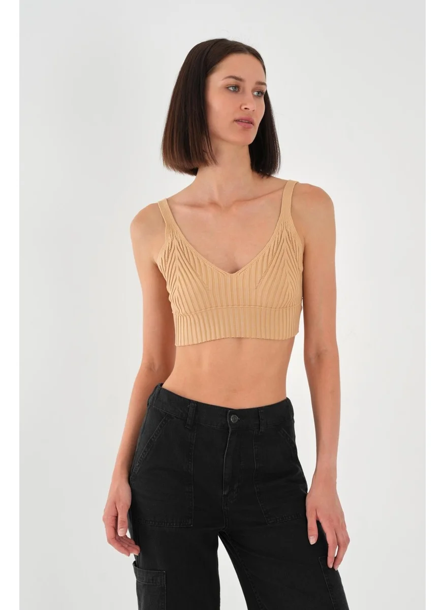 Alexander Gardi Alexandergardi Strappy V Neck Knitted Undershirt